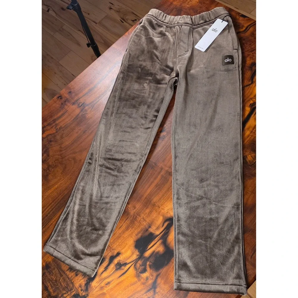 ALO YOGA BALLER UNISEX OVERSIZED ATHELEISURE VELOUR  SKATER Y2K RELAXED